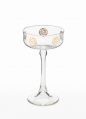 8 Christiansen Glas mit Rosendekor 72 GB Gl01 02